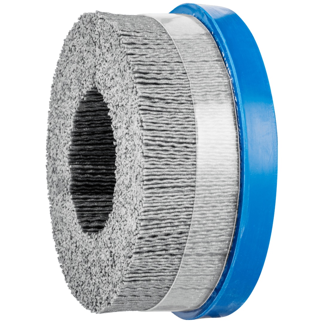 PFERD TOOLS COMPOSITE Tellerbürste DBUR Ø 125x22,2 mm Bohrung SiC-Filament-Ø 1,10mm Korn 120 stationär