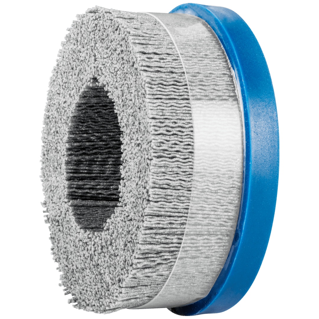 PFERD TOOLS COMPOSITE Tellerbürste DBUR Ø 125x22,2 mm Bohrung SiC-Filament-Ø 1,10mm Korn 80 stationär