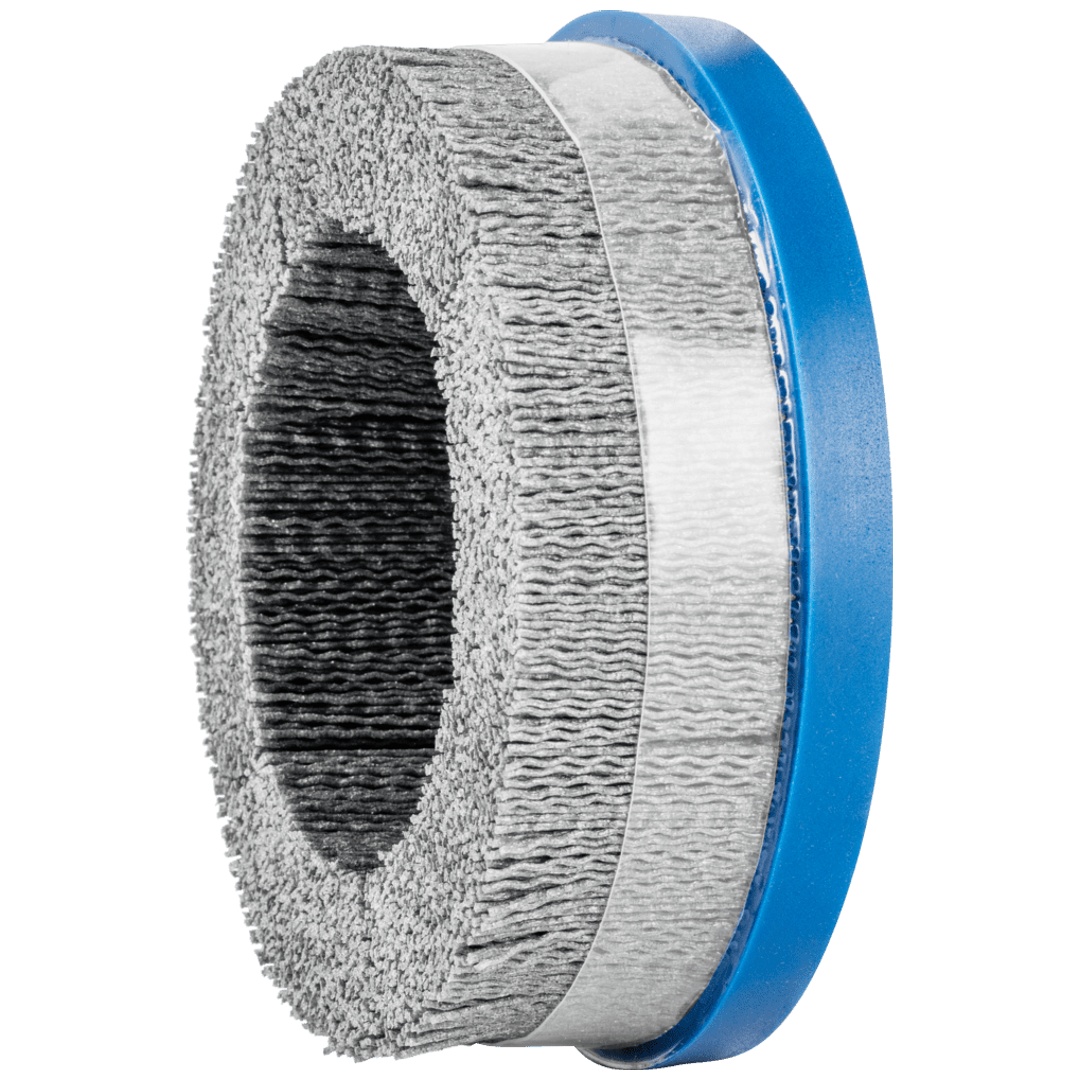 PFERD TOOLS COMPOSITE Tellerbürste DBUR Ø 150x22,2 mm Bohrung SiC-Filament-Ø 1,10mm Korn 80 stationär