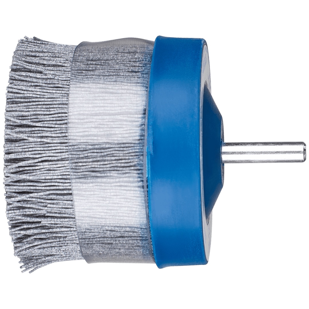 PFERD TOOLS COMPOSITE Tellerbürste DBUR Ø 63 mm Schaft-Ø 6 mm SiC-Filament-Ø 0,55 mm Korn 120 stationär