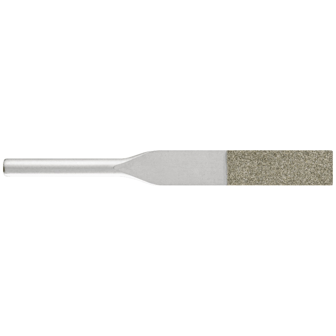 PFERD TOOLS Diamantfeile für Handfeilgerät flachkonisch 6,3x1,0x55 mm SchaftØ3 mm D126 (mittel) komplett