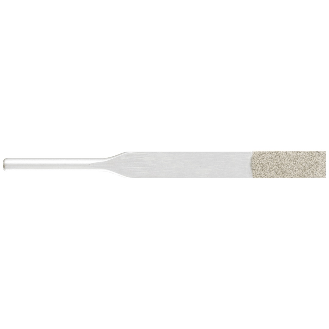 PFERD TOOLS Diamantfeile für Handfeilgerät flachkonisch 6,3x1,0x73 mm SchaftØ3 mm D126 (mittel) komplett