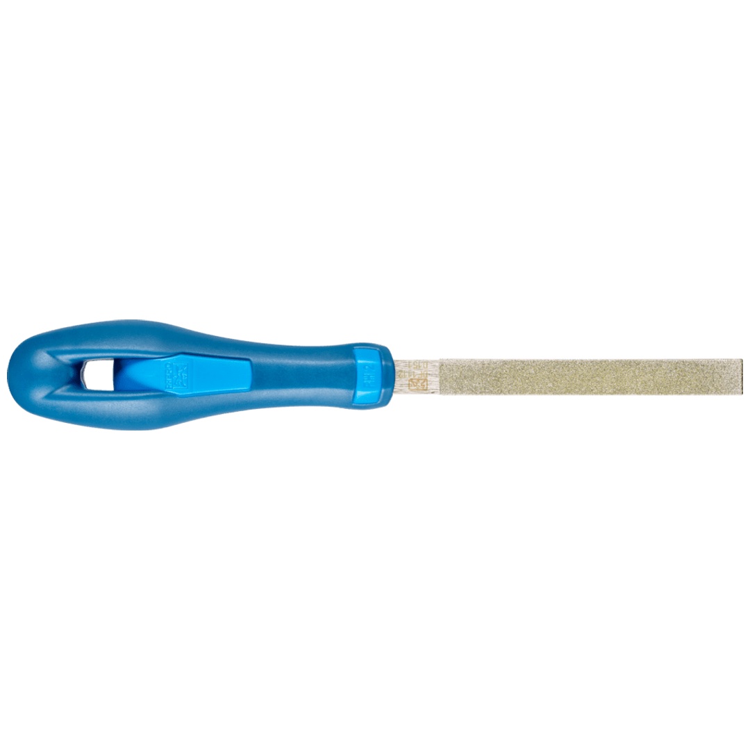 PFERD TOOLS Diamant-Werkstattfeile flachstumpf 100mm D151 (mittel) für harte Werkstoffe
