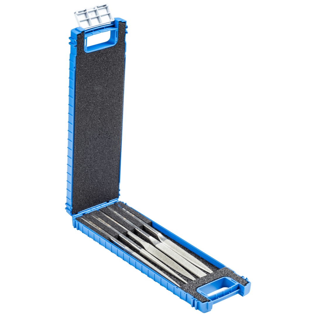 PFERD TOOLS Diamant-Handyfeilen-Set 5-tlg. 215 mm D126 (mittel) Schaft geschmiedet/Einsatz ohne Heft