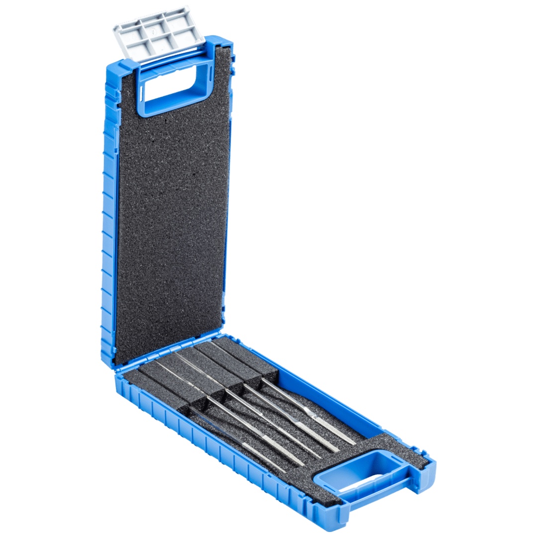 PFERD TOOLS Diamant-Hemmungsfeilen-Set 5-tlg. 140mm D126 (mittel) für kl. Geometrien harter Werkstoffe