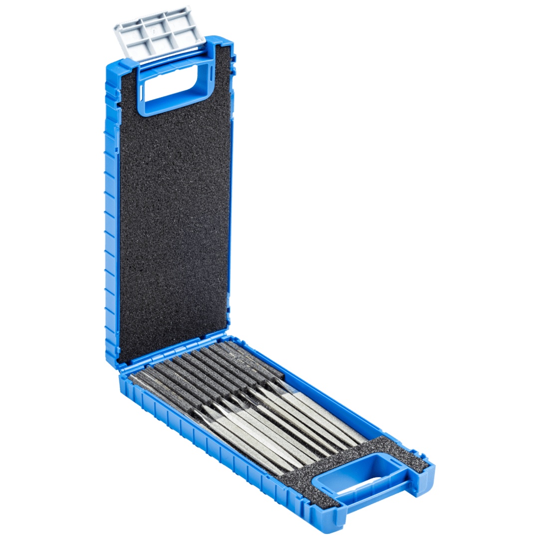 PFERD TOOLS Diamant-Nadelfeilen-Set 11-tlg. 140mm D126 (mittel) für harte Werkstoffe