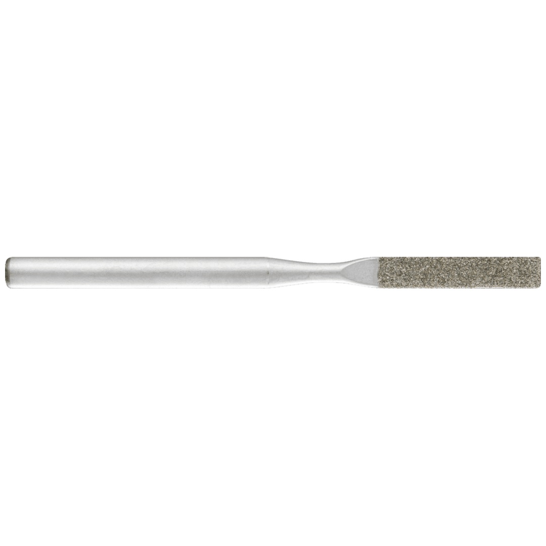 PFERD TOOLS Diamantfeile für Handfeilgerät flachst. 3,0x1,0x50mm Schaft-Ø3 mm D126 (mittel) beidseitig