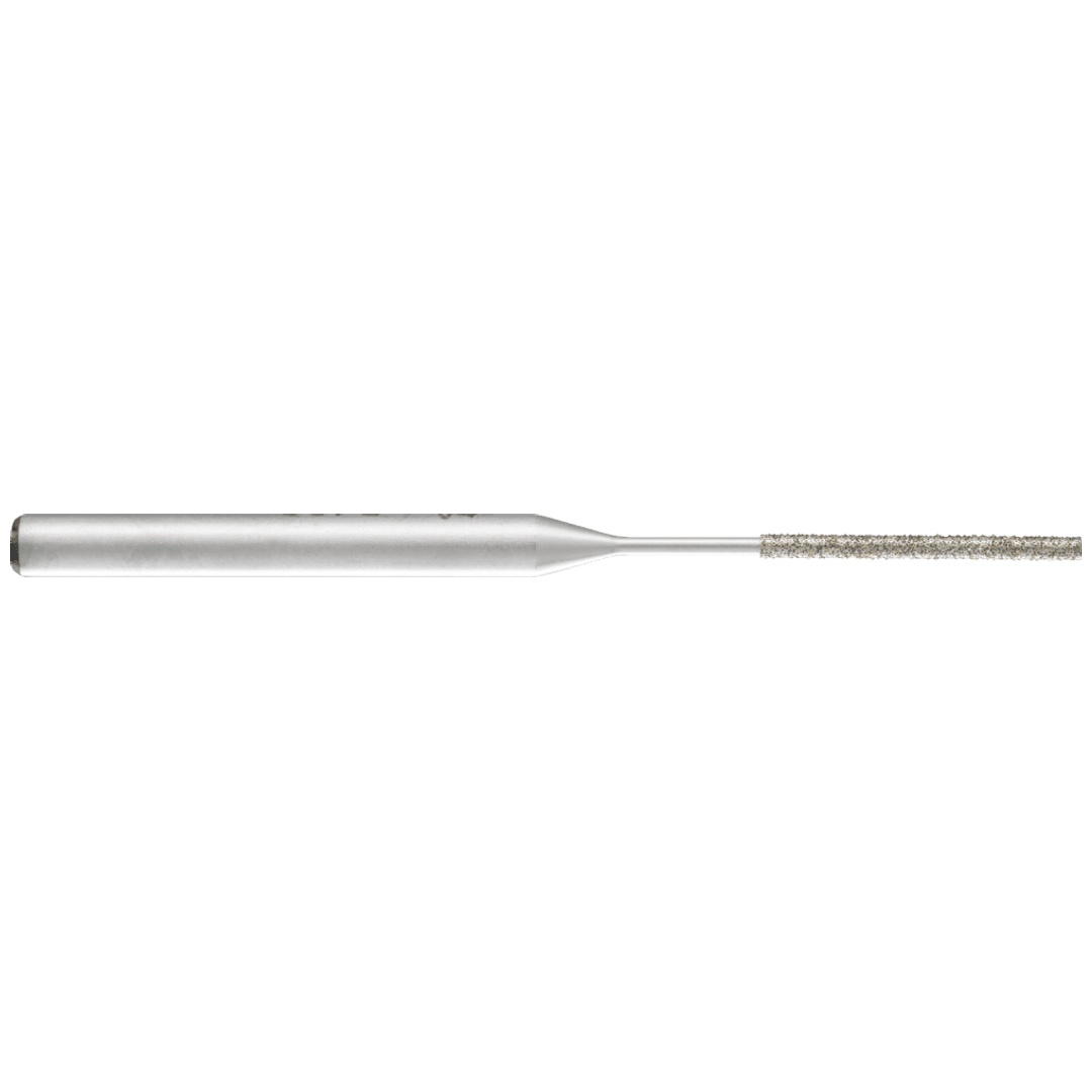 PFERD TOOLS Diamantfeile für Handfeilgerät rund Ø1,0x50mm Schaft-Ø3 mm D126 (mittel) komplett
