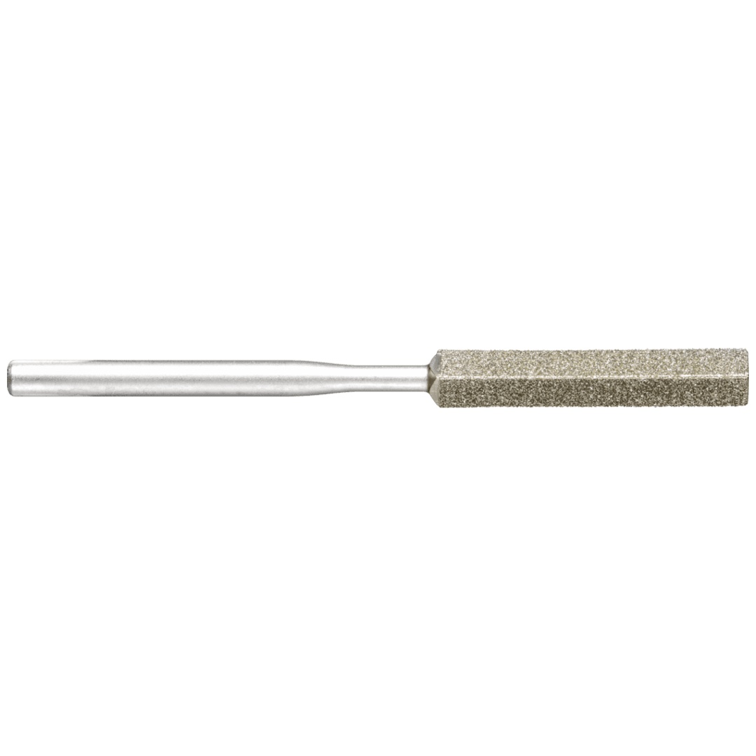 PFERD TOOLS Diamantfeile für Handfeilgerät dreikant 4,5x4,5x60mm Schaft-Ø3 mm D126 (mittel) komplett