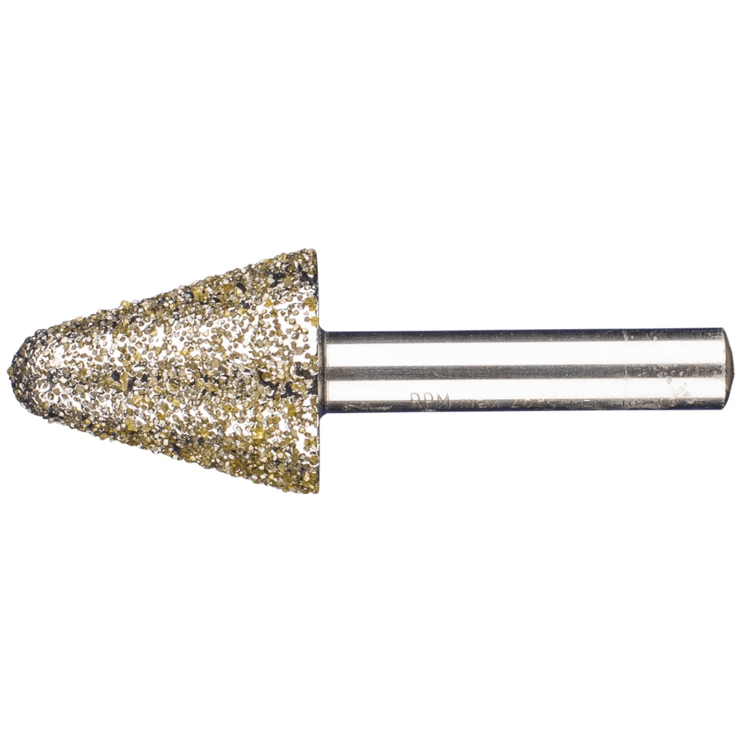 PFERD TOOLS Diamant-Schleifstift Kegel 24x30x8 mm D852 zum Schleifen von Grau-und Sphäroguss