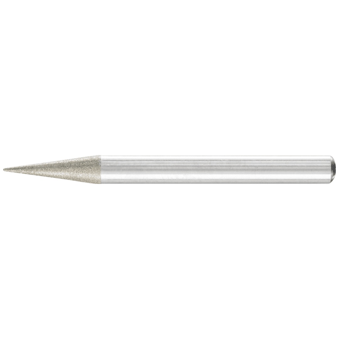 PFERD TOOLS Diamant-Schleifstift Spitzkegel Ø6x15° SchaftØ6 mm D64 (fein) zum Anfasen/Entgraten/Senken