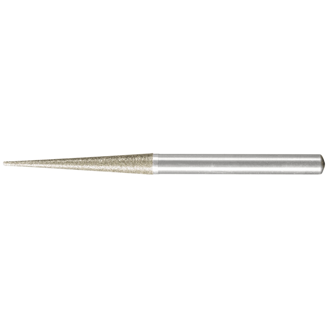 PFERD TOOLS Diamant-Schleifstift Spitzkegel Ø6x7° SchaftØ6 mm D126 (mit.) zum Anfasen/Entgraten/Senken