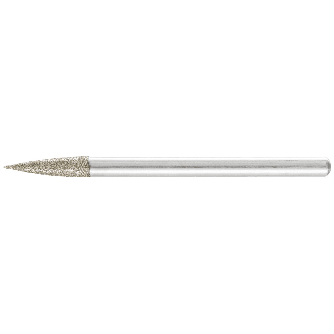 PFERD TOOLS Dia.-Schleifst. Spitzbog. Ø3x13 mm SchaftØ3 mm D126 (mit.) z. Gravur/Schleifen kl. Öffnungen