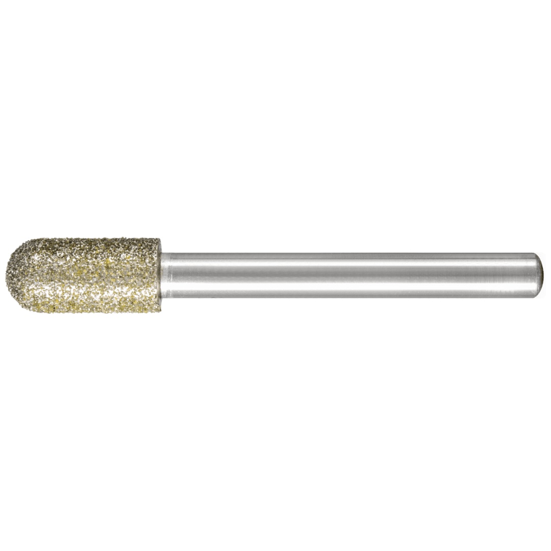 PFERD TOOLS Diamant-Schleifstift Walzenrund Ø10,0mm Schaft-Ø6 mm D357 (grob) zum Schleifen von GFK/CFK