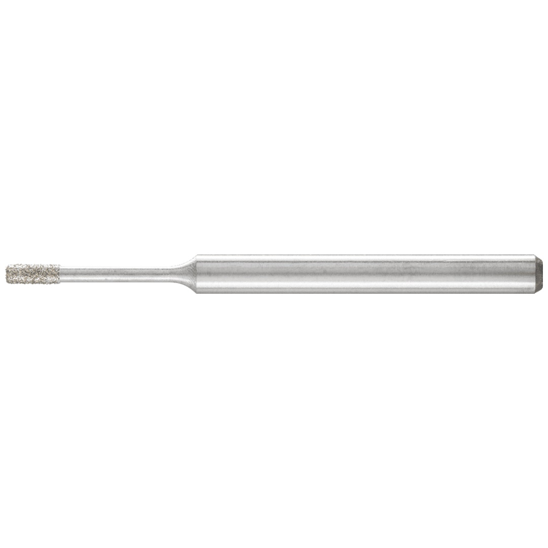 PFERD TOOLS Diamant-Schleifstift Zyl. Ø1,6 mm SchaftØ3 mm D126 (mit.) zum Schleifen von Bohrungen/Radien
