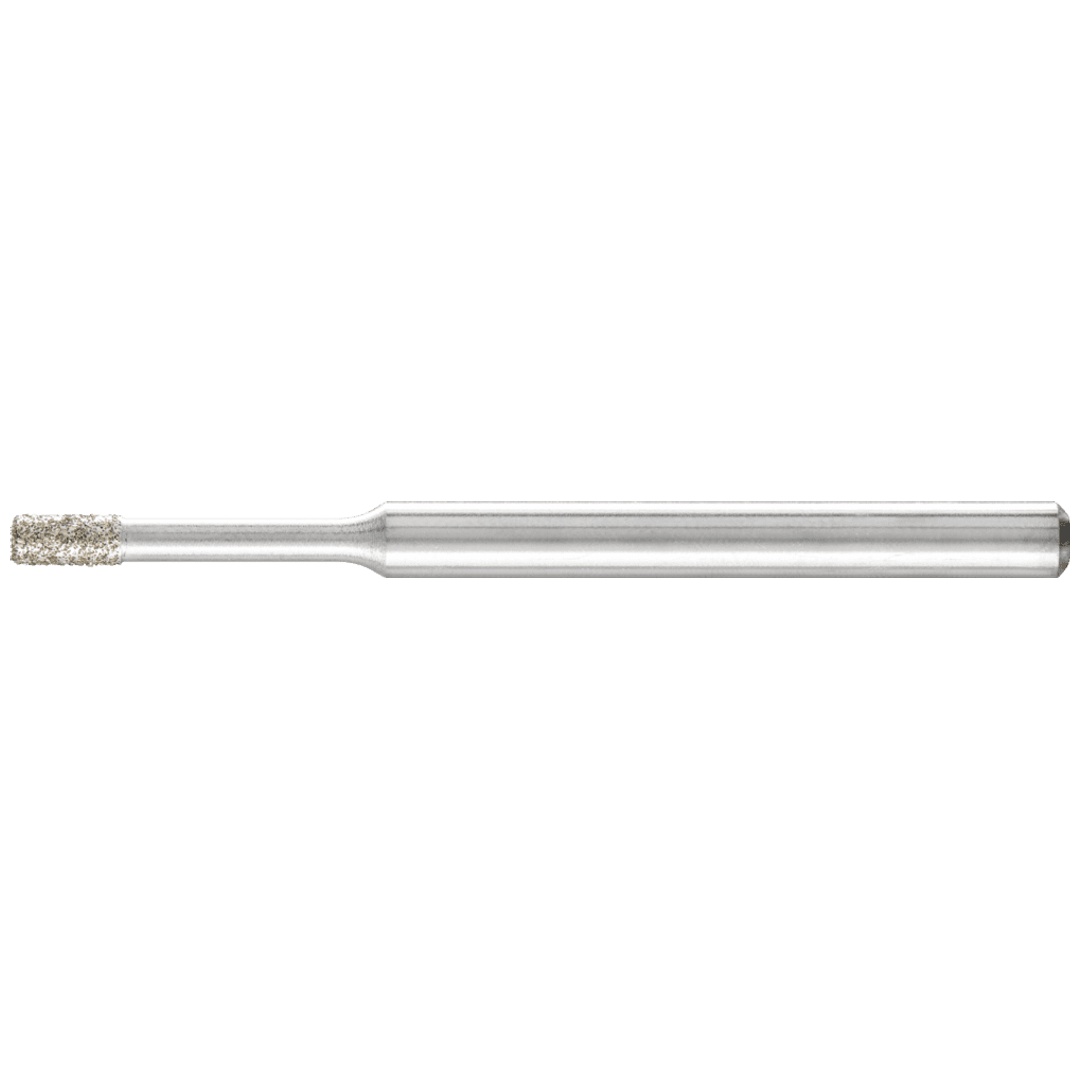 PFERD TOOLS Diamant-Schleifstift Zyl. Ø2,0mm SchaftØ3 mm D126 (mit.) zum Schleifen von Bohrungen/Radien