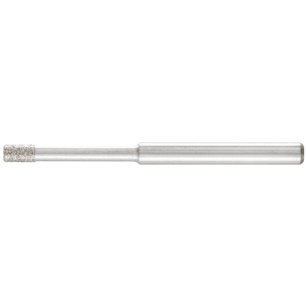 PFERD TOOLS Diamant-Schleifstift Zyl. Ø2,4 mm SchaftØ3 mm D126 (mit.) zum Schleifen von Bohrungen/Radien