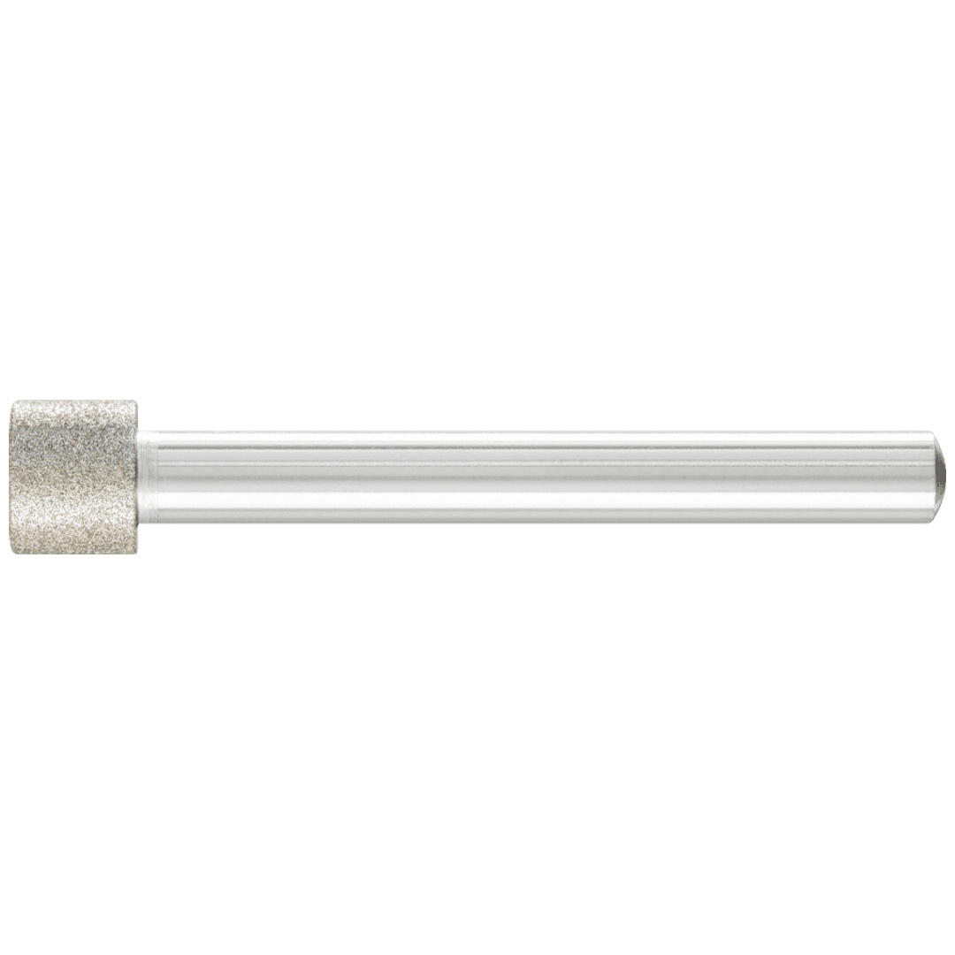 PFERD TOOLS Diamant-Schleifstift Zyl. Ø10mm SchaftØ6 mm D126 (mit.) zum Schleifen von Bohrungen/Radien