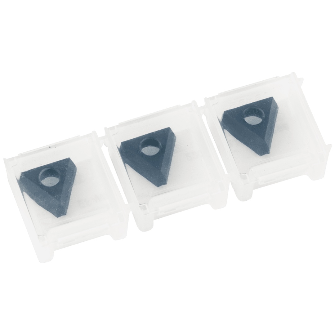 PFERD TOOLS Zubehör für Kantenbearbeitungssystem EDGE FINISH, HM-Wendeschneidplatten für Stahl und Stahlguss