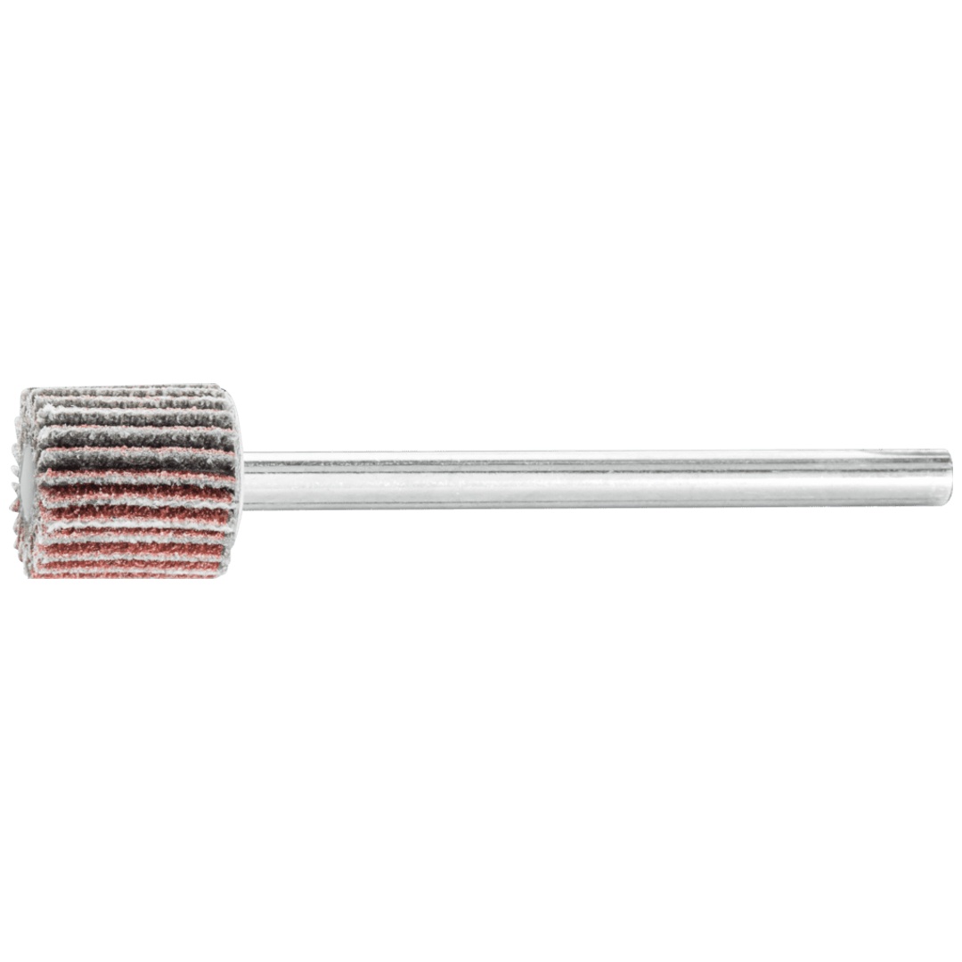PFERD TOOLS Korund Fächerschleifer F Ø 10x10mm Schaft-Ø 3 mm A120 für Feinschliff und Finish