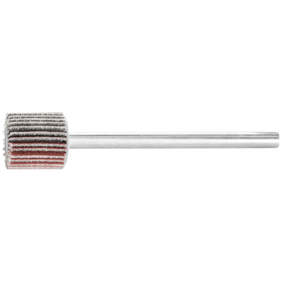 PFERD TOOLS Korund Fächerschleifer F Ø 10x10mm Schaft-Ø 3 mm A320 für Feinschliff und Finish