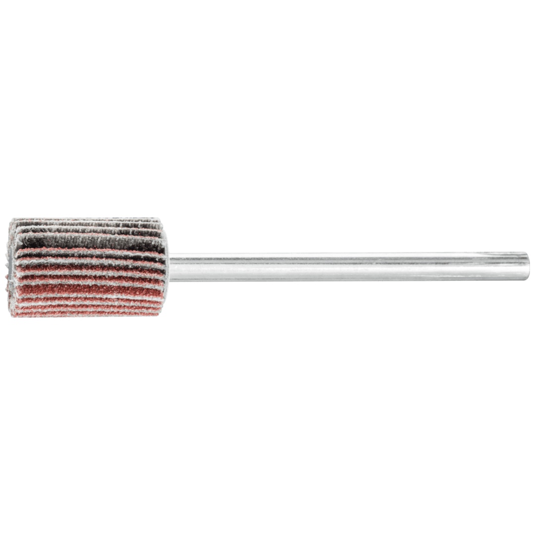 PFERD TOOLS Korund Fächerschleifer F Ø 10x15 mm Schaft-Ø 3 mm A120 für Feinschliff und Finish