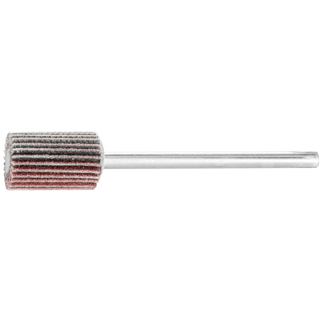 PFERD TOOLS Korund Fächerschleifer F Ø 10x15 mm Schaft-Ø 3 mm A150 für Feinschliff und Finish