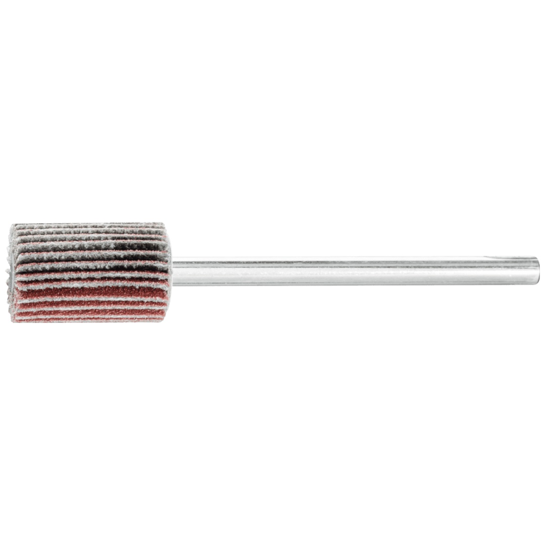 PFERD TOOLS Korund Fächerschleifer F Ø 10x15 mm Schaft-Ø 3 mm A180 für Feinschliff und Finish