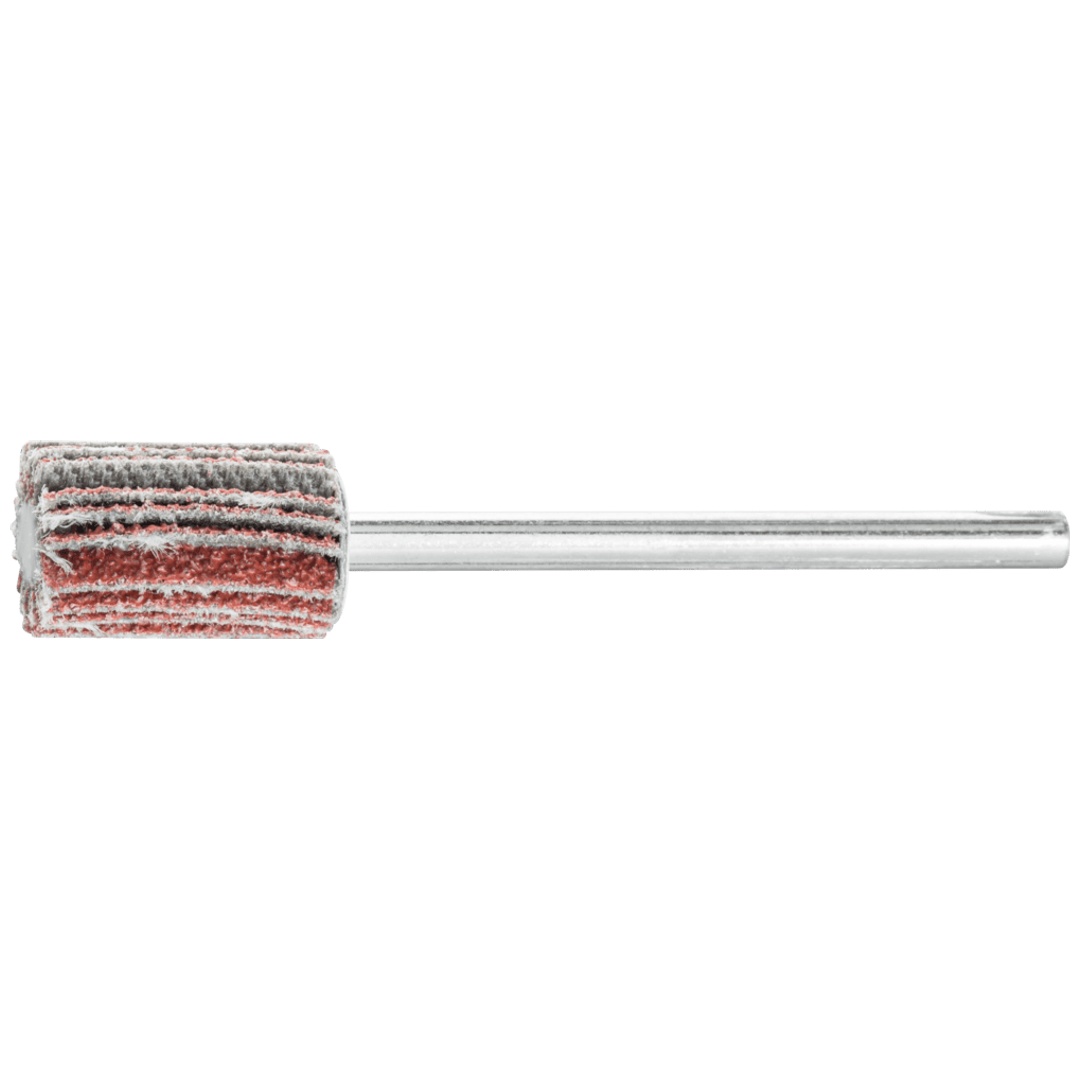 PFERD TOOLS Korund Fächerschleifer F Ø 10x15 mm Schaft-Ø 3 mm A60 für Feinschliff und Finish