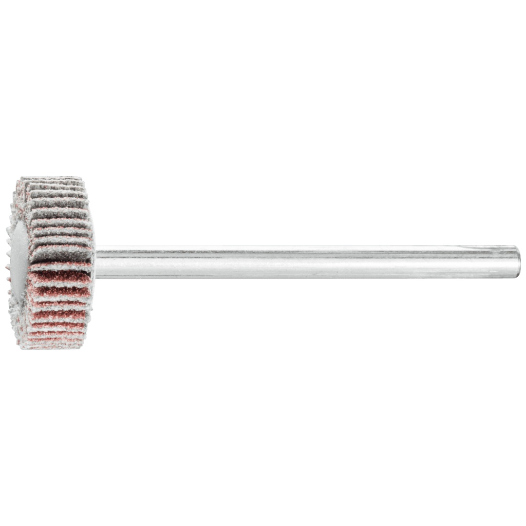PFERD TOOLS Korund Fächerschleifer F Ø 15x5 mm Schaft-Ø 3 mm A120 für Feinschliff und Finish