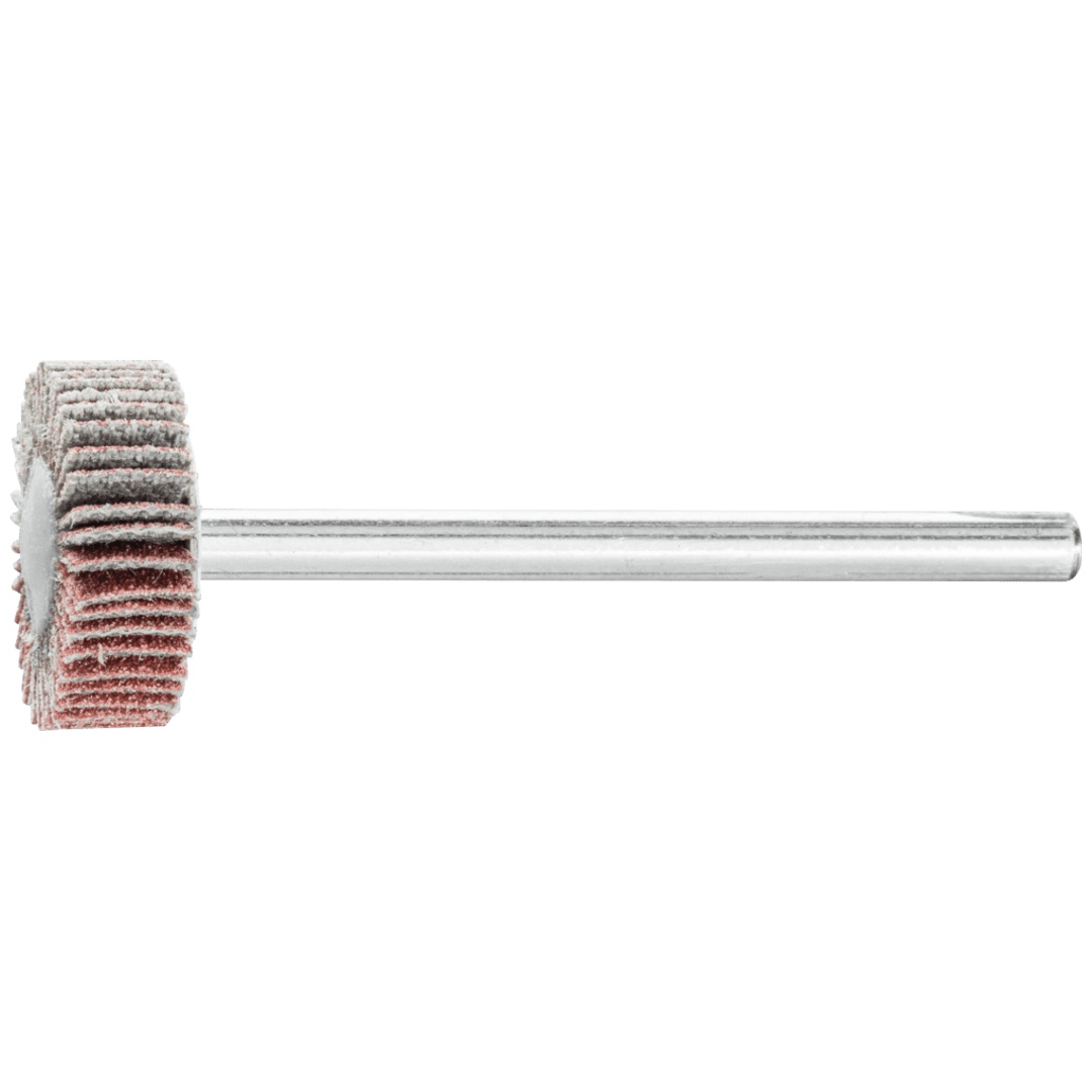 PFERD TOOLS Korund Fächerschleifer F Ø 15x5 mm Schaft-Ø 3 mm A150 für Feinschliff und Finish