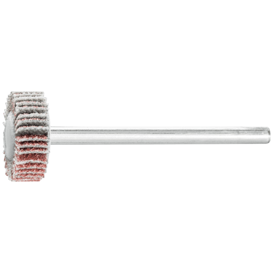 PFERD TOOLS Korund Fächerschleifer F Ø 15x5 mm Schaft-Ø 3 mm A80 für Feinschliff und Finish