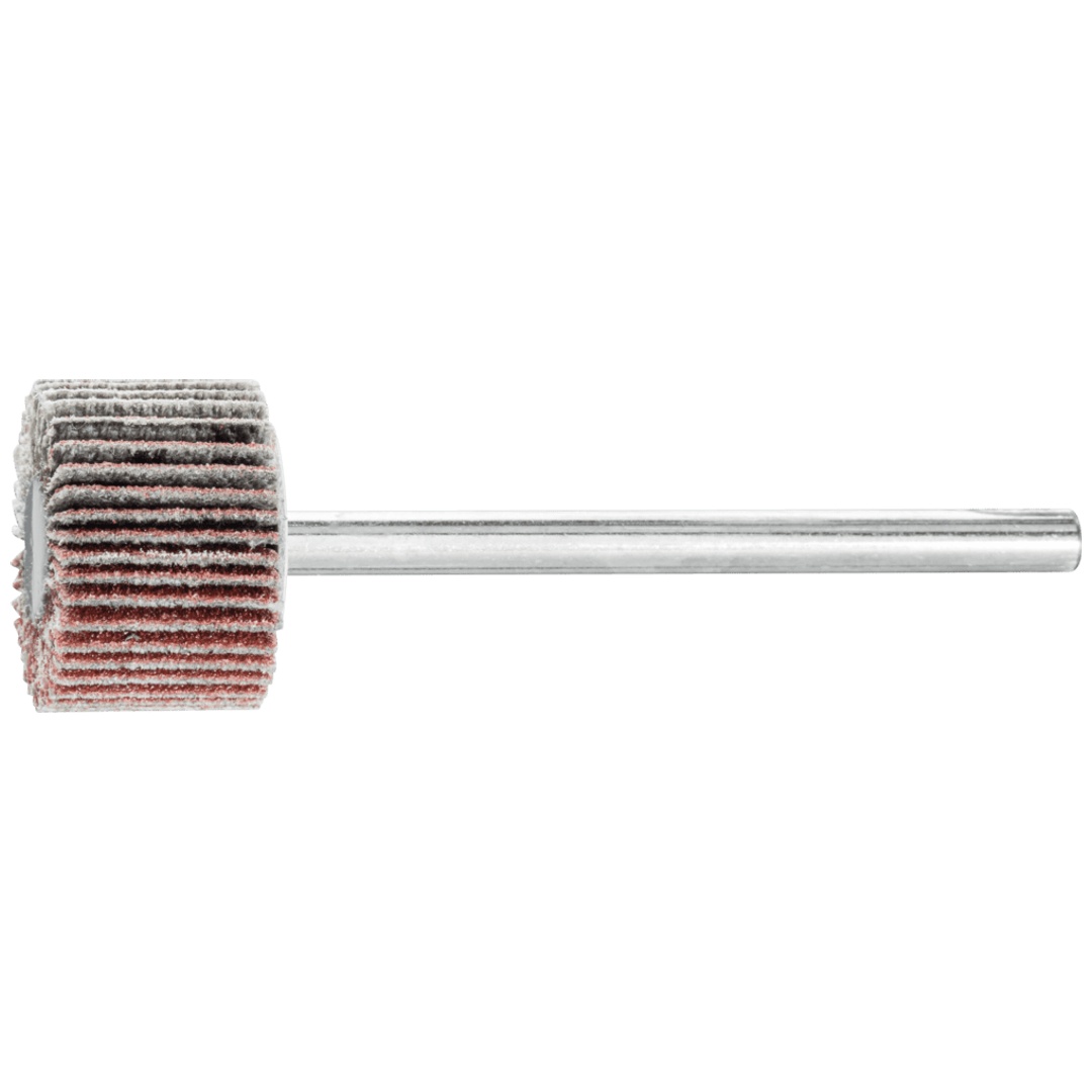 PFERD TOOLS Korund Fächerschleifer F Ø 15x10mm Schaft-Ø 3 mm A150 für Feinschliff und Finish