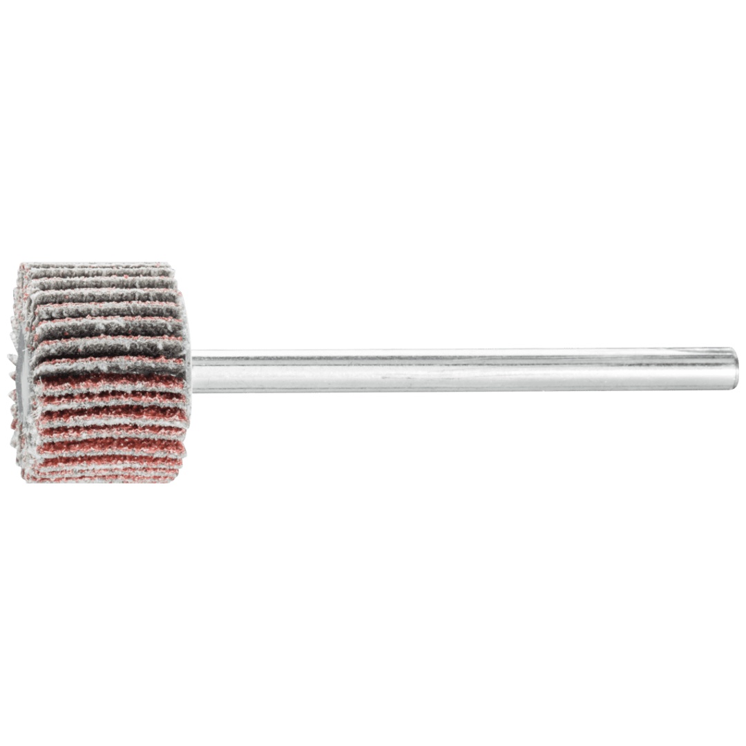 PFERD TOOLS Korund Fächerschleifer F Ø 15x10mm Schaft-Ø 3 mm A80 für Feinschliff und Finish