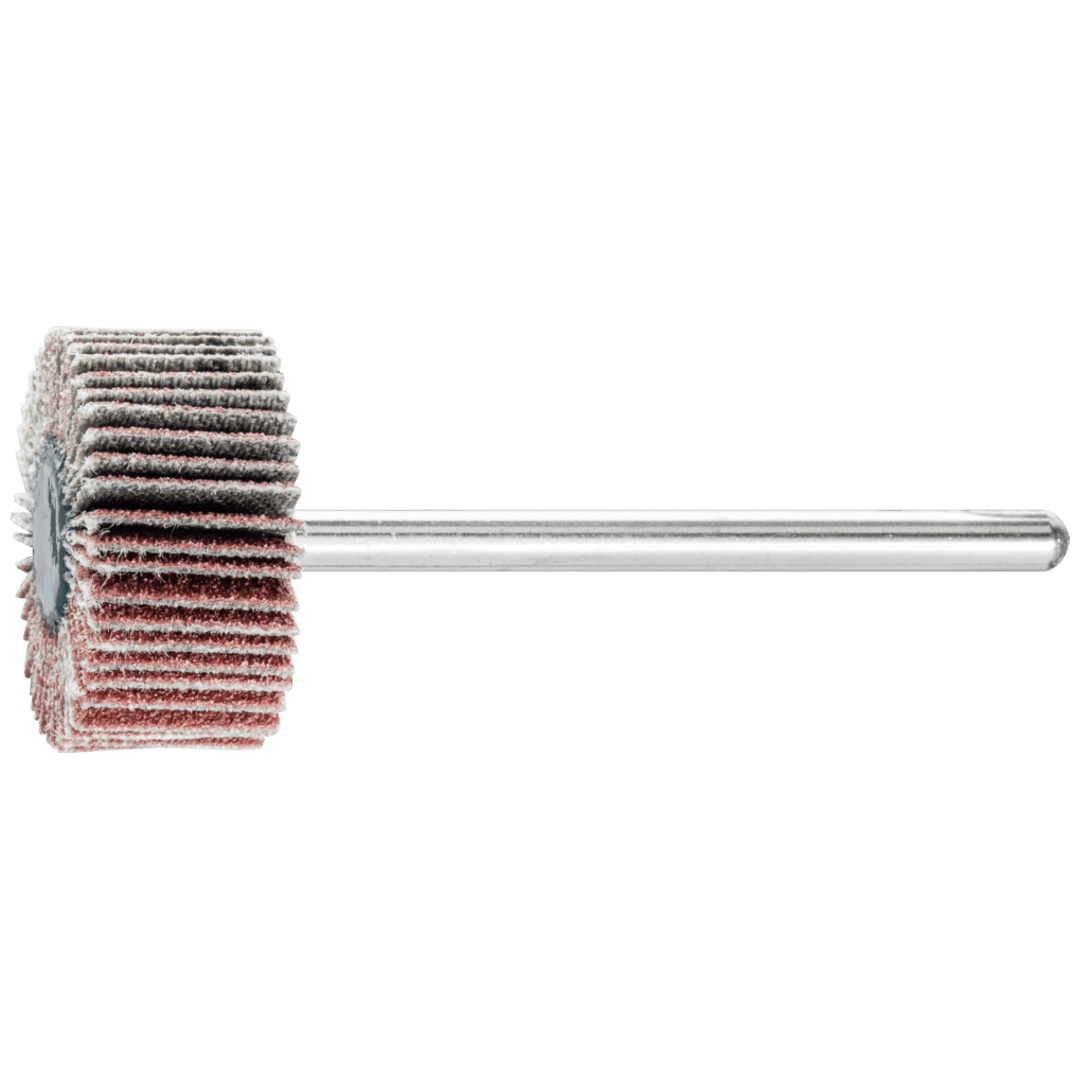 PFERD TOOLS Korund Fächerschleifer F Ø 20x10mm Schaft-Ø 3 mm A120 für Feinschliff und Finish