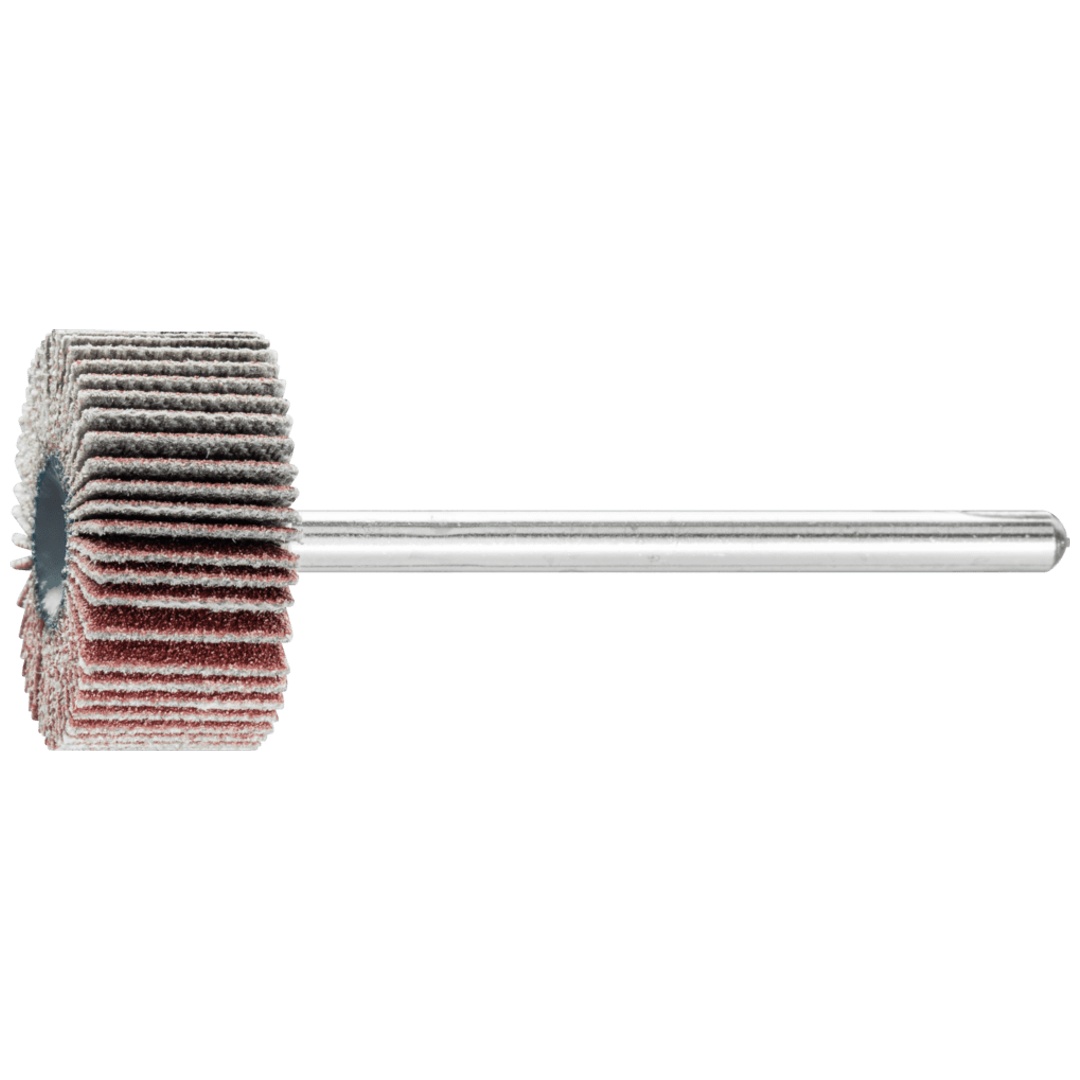 PFERD TOOLS Korund Fächerschleifer F Ø 20x10mm Schaft-Ø 3 mm A180 für Feinschliff und Finish