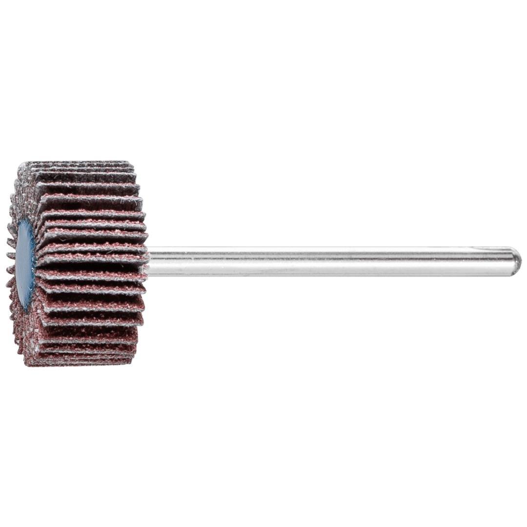 PFERD TOOLS Korund Fächerschleifer F Ø 20x10mm Schaft-Ø 3 mm A80 für Feinschliff und Finish