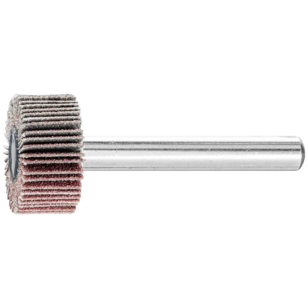 PFERD TOOLS Korund Fächerschleifer F Ø 20x10mm Schaft-Ø 6 mm A120 für Feinschliff und Finish