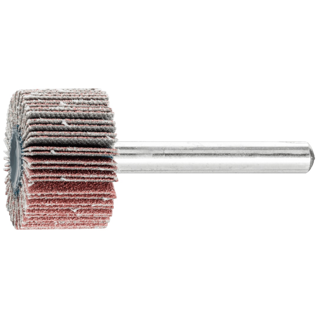 PFERD TOOLS Korund Fächerschleifer F Ø 25x15 mm Schaft-Ø 6 mm A120 für Feinschliff und Finish