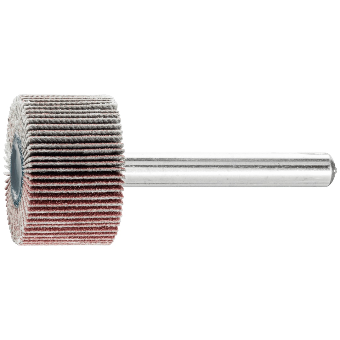 PFERD TOOLS Korund Fächerschleifer F Ø 25x15 mm Schaft-Ø 6 mm A180 für Feinschliff und Finish