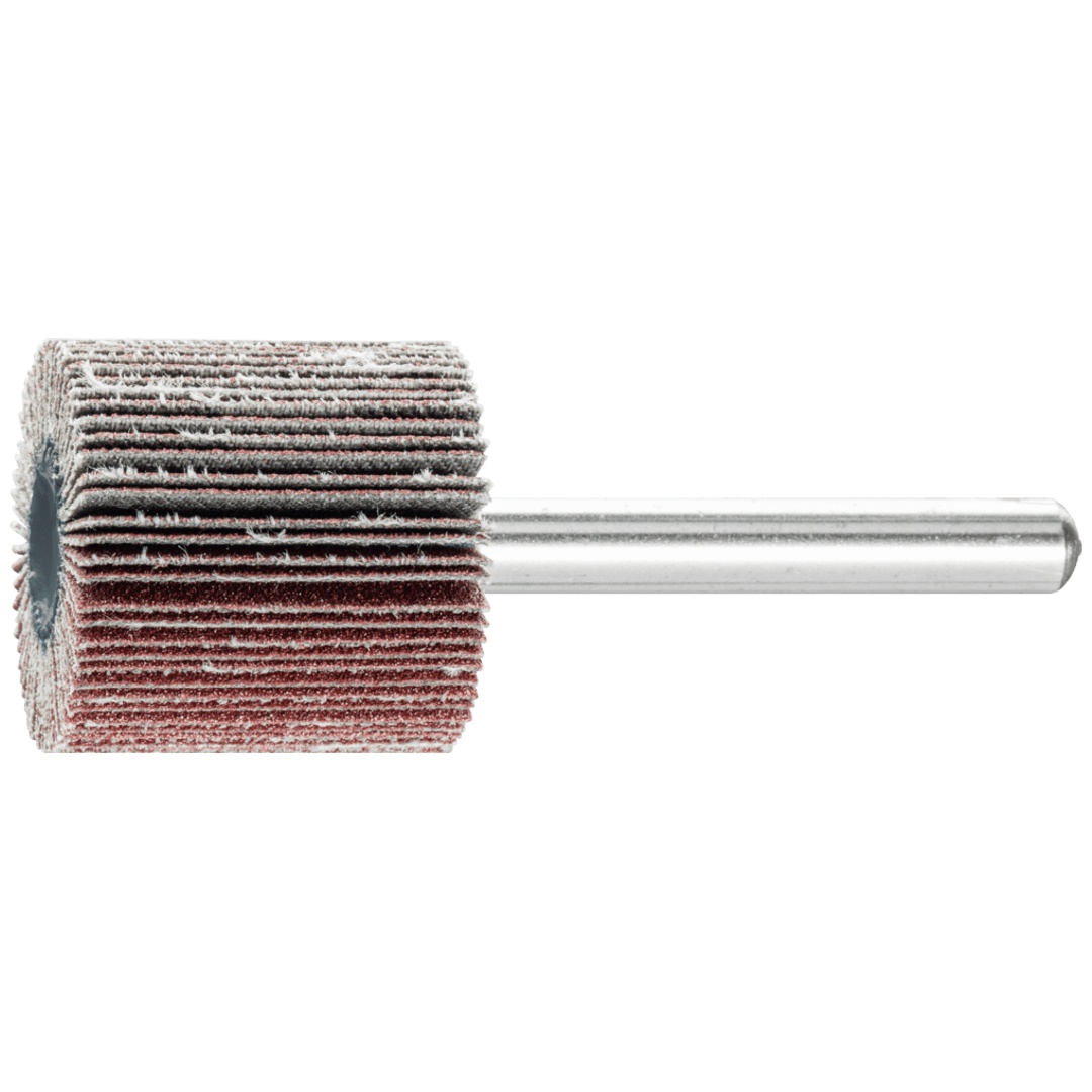 PFERD TOOLS Korund Fächerschleifer F Ø 25x25 mm Schaft-Ø 6 mm A150 für Feinschliff und Finish