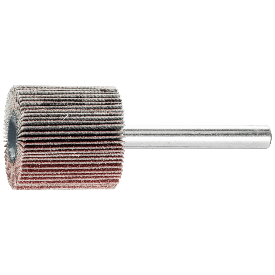 PFERD TOOLS Korund Fächerschleifer F Ø 25x25 mm Schaft-Ø 6 mm A180 für Feinschliff und Finish