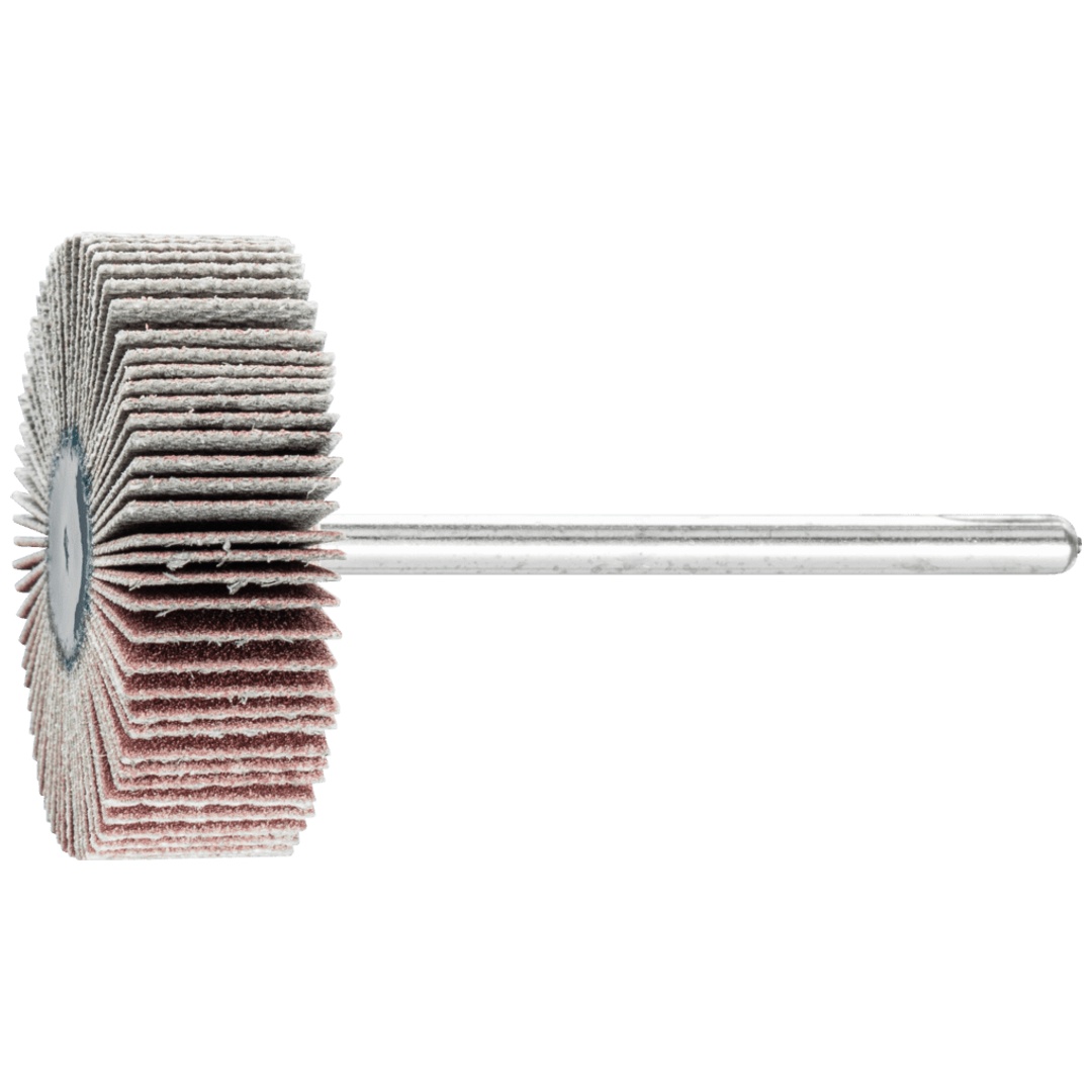 PFERD TOOLS Korund Fächerschleifer F Ø 30x10mm Schaft-Ø 3 mm A320 für Feinschliff und Finish