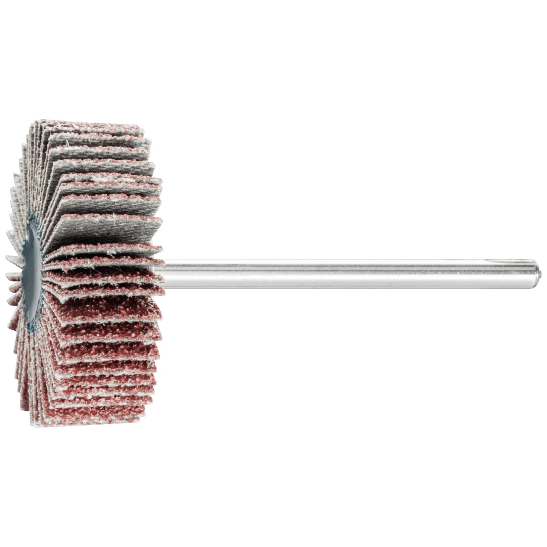 PFERD TOOLS Korund Fächerschleifer F Ø 30x10mm Schaft-Ø 3 mm A60 für Feinschliff und Finish