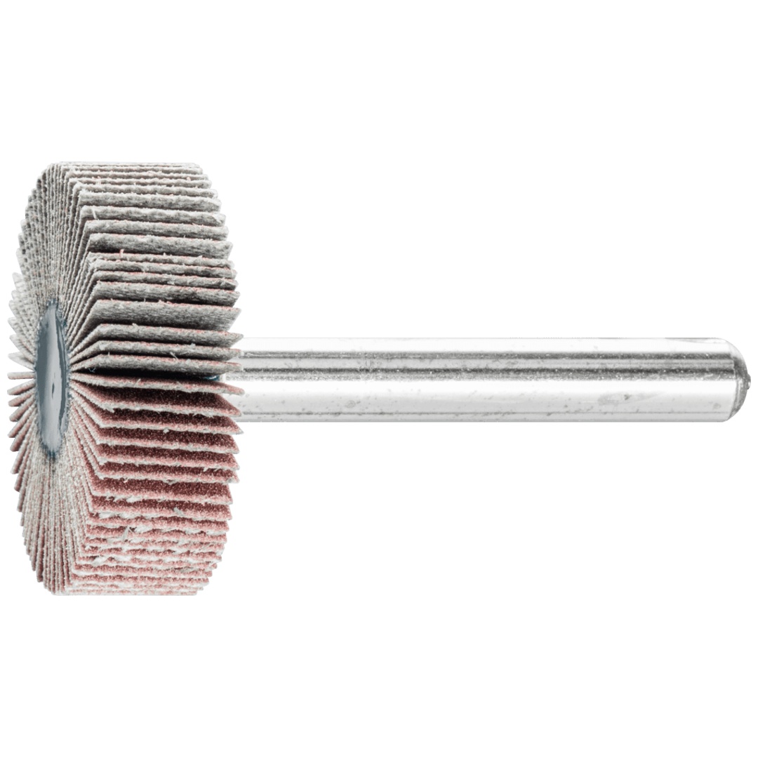 PFERD TOOLS Korund Fächerschleifer F Ø 30x10mm Schaft-Ø 6 mm A320 für Feinschliff und Finish