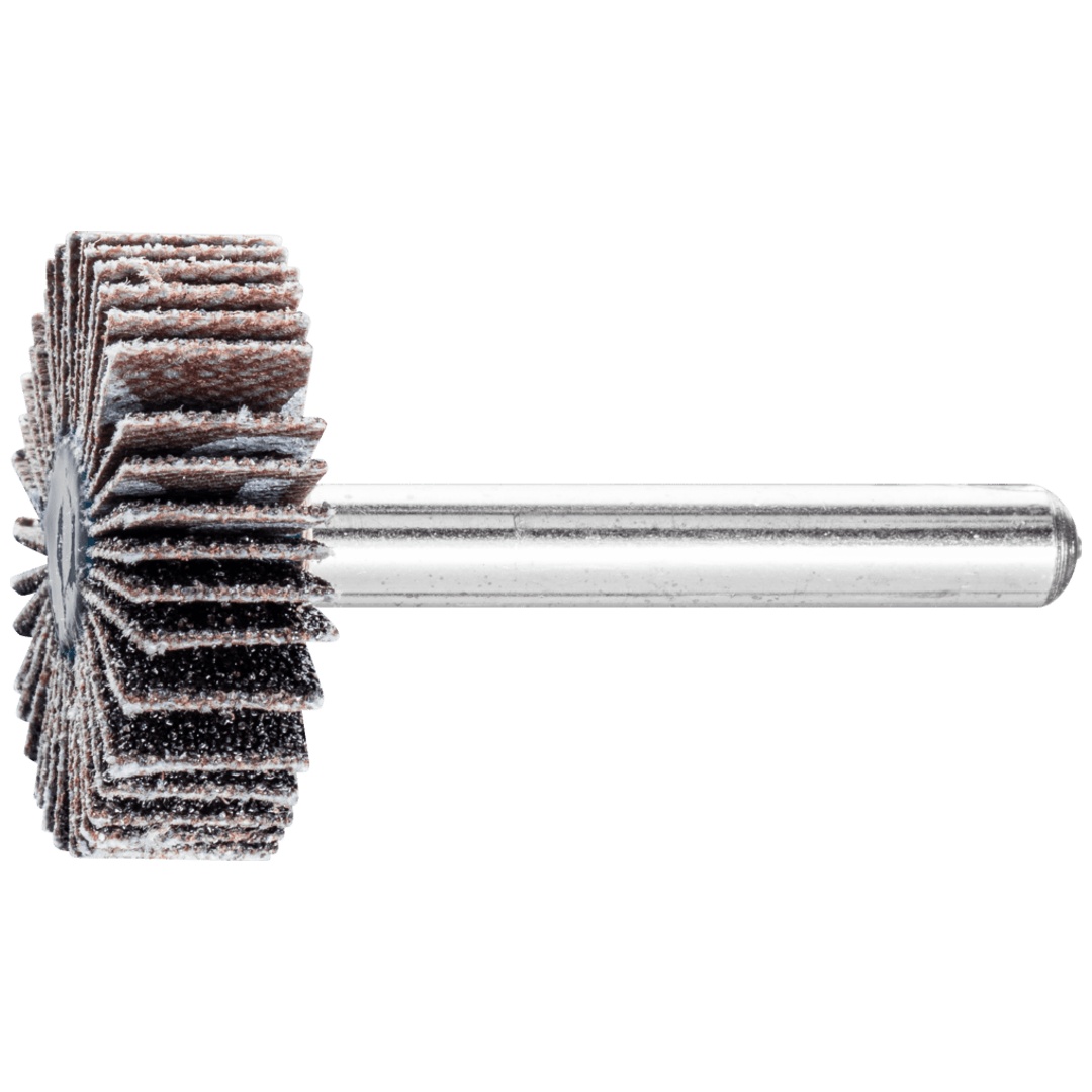 PFERD TOOLS SIC Fächerschleifer F Ø 30x10mm Schaft-Ø 6 mm SIC60 für harte NE Metalle