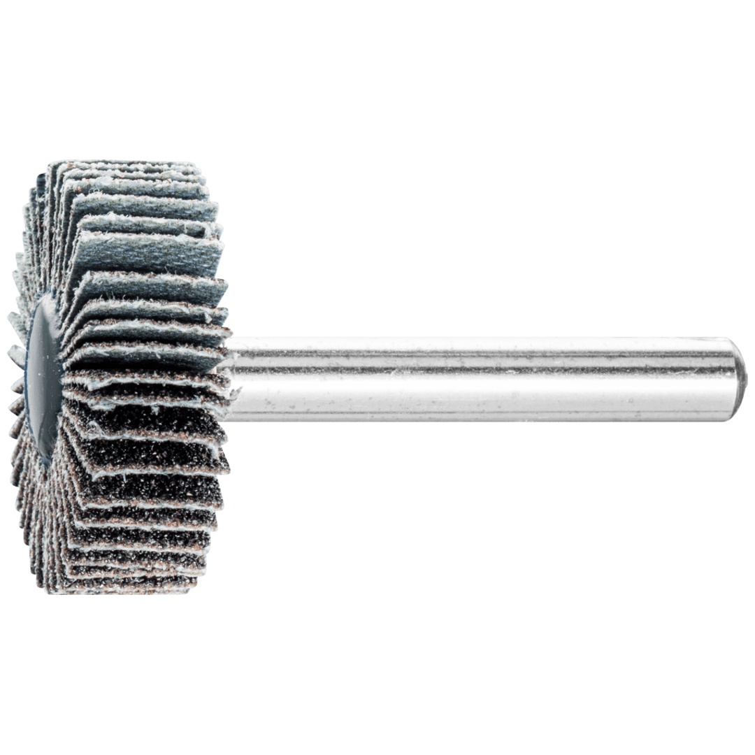 PFERD TOOLS SIC Fächerschleifer F Ø 30x10mm Schaft-Ø 6 mm SIC80 für harte NE Metalle