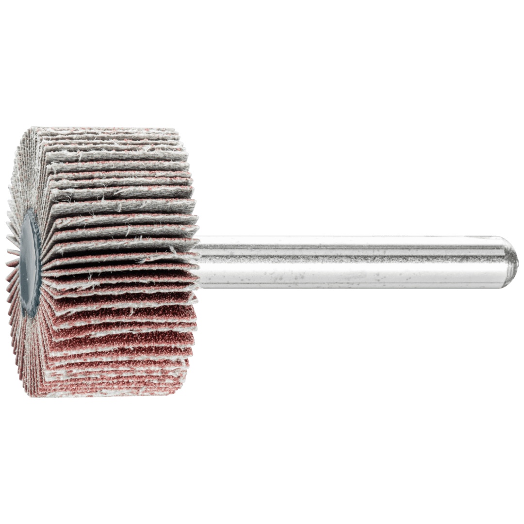 PFERD TOOLS Korund Fächerschleifer F Ø 30x15 mm Schaft-Ø 6 mm A150 für Feinschliff und Finish