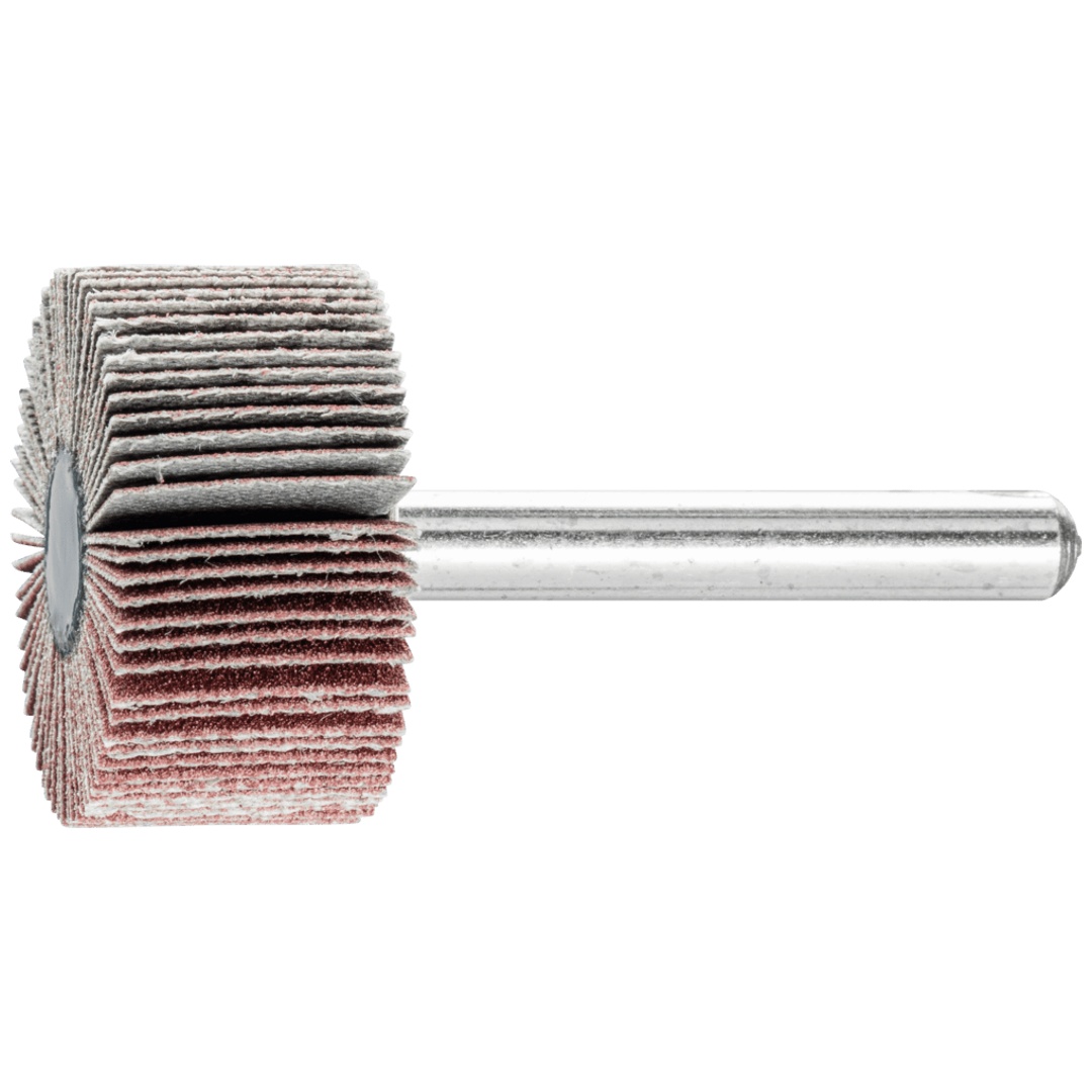 PFERD TOOLS Korund Fächerschleifer F Ø 30x15 mm Schaft-Ø 6 mm A180 für Feinschliff und Finish