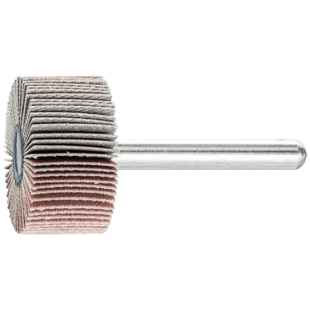 PFERD TOOLS Korund Fächerschleifer F Ø 30x15 mm Schaft-Ø 6 mm A320 für Feinschliff und Finish